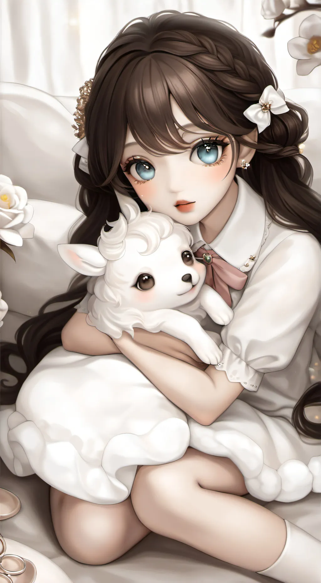ai character: M E M E baku💘 background