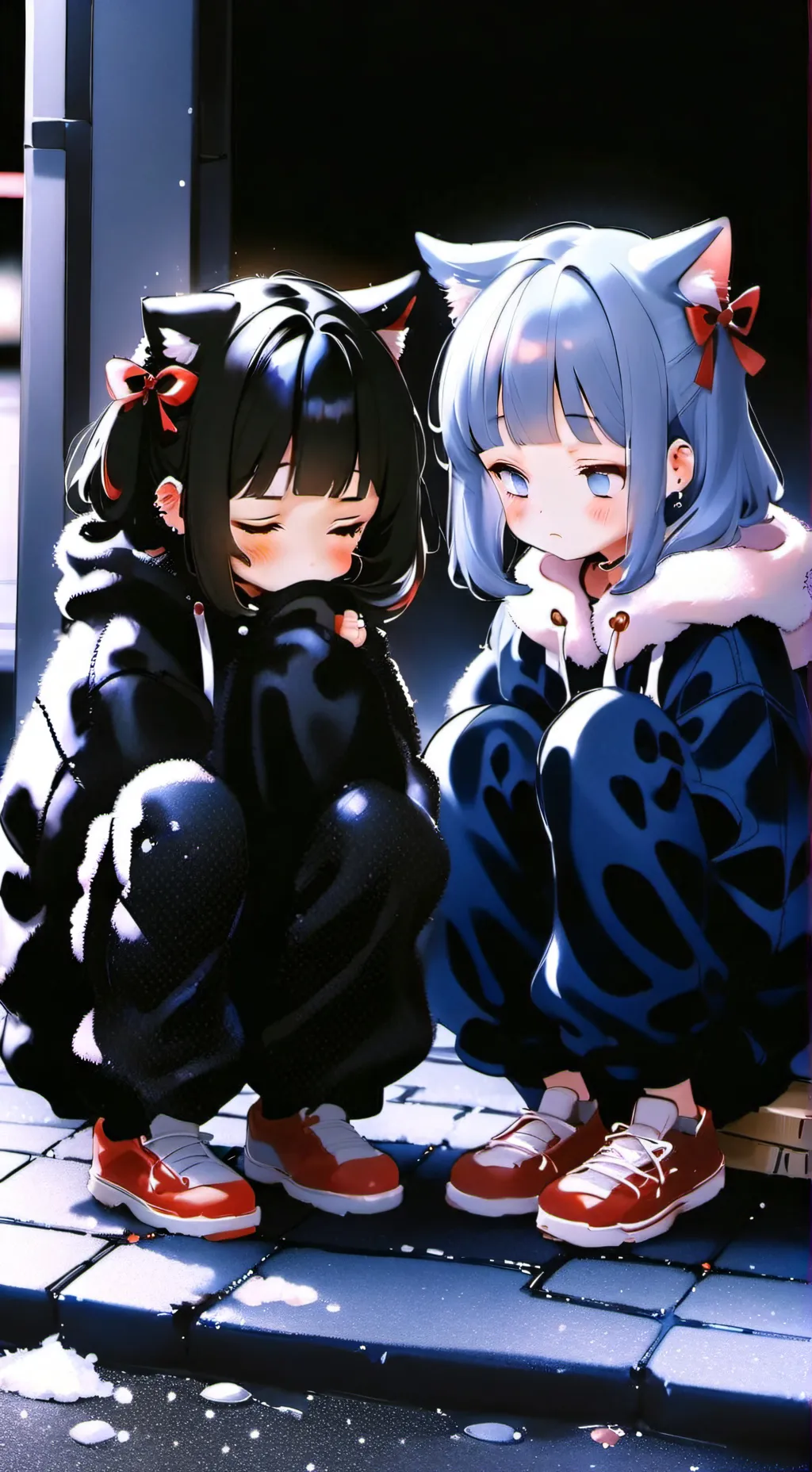 ai character: nicka and shina background