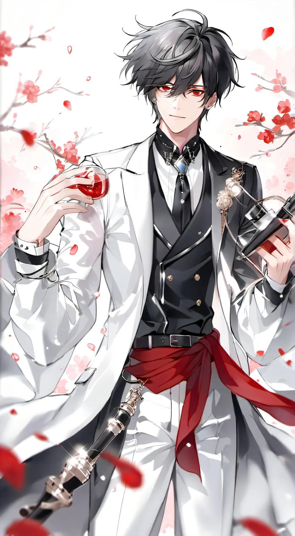 ai character: ashy background