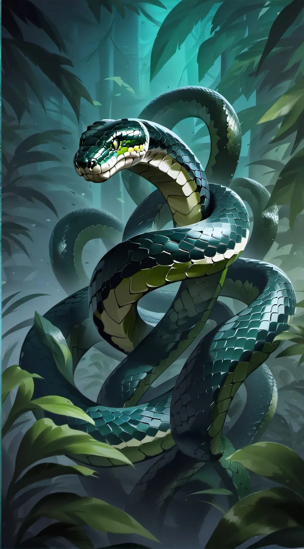ai character: kaa background