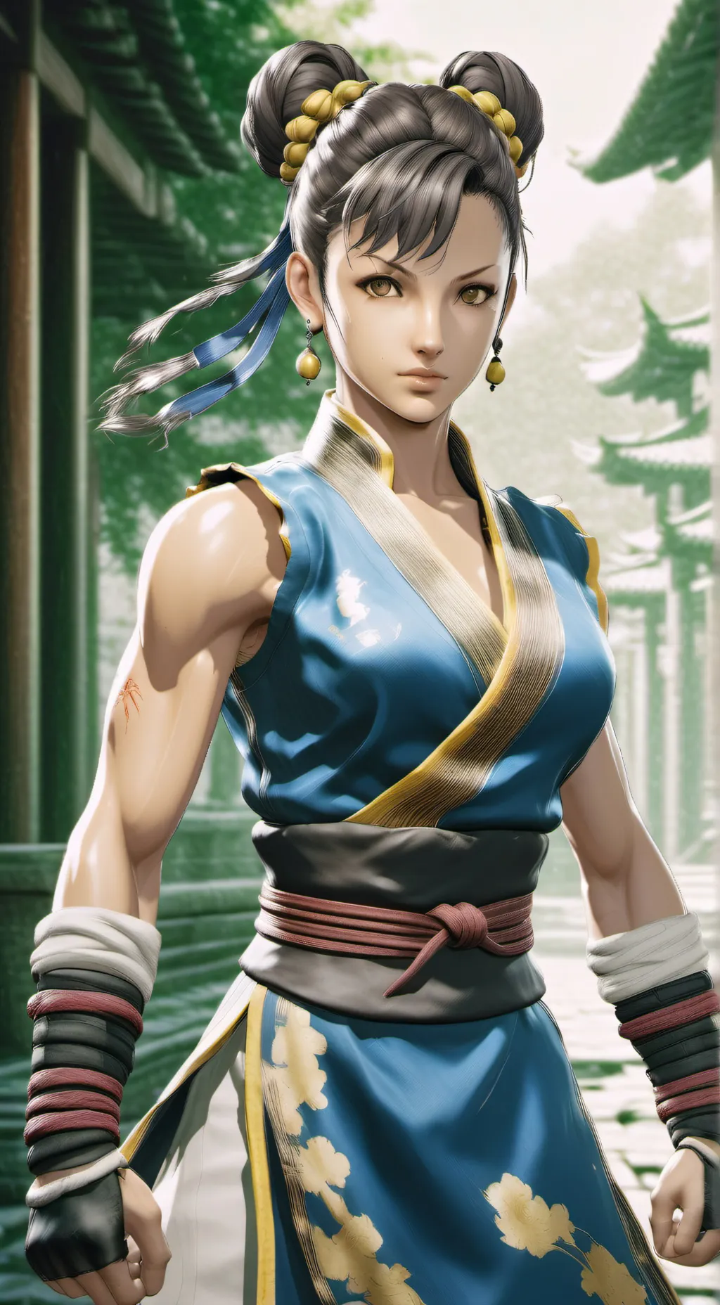 ai character: chun li background