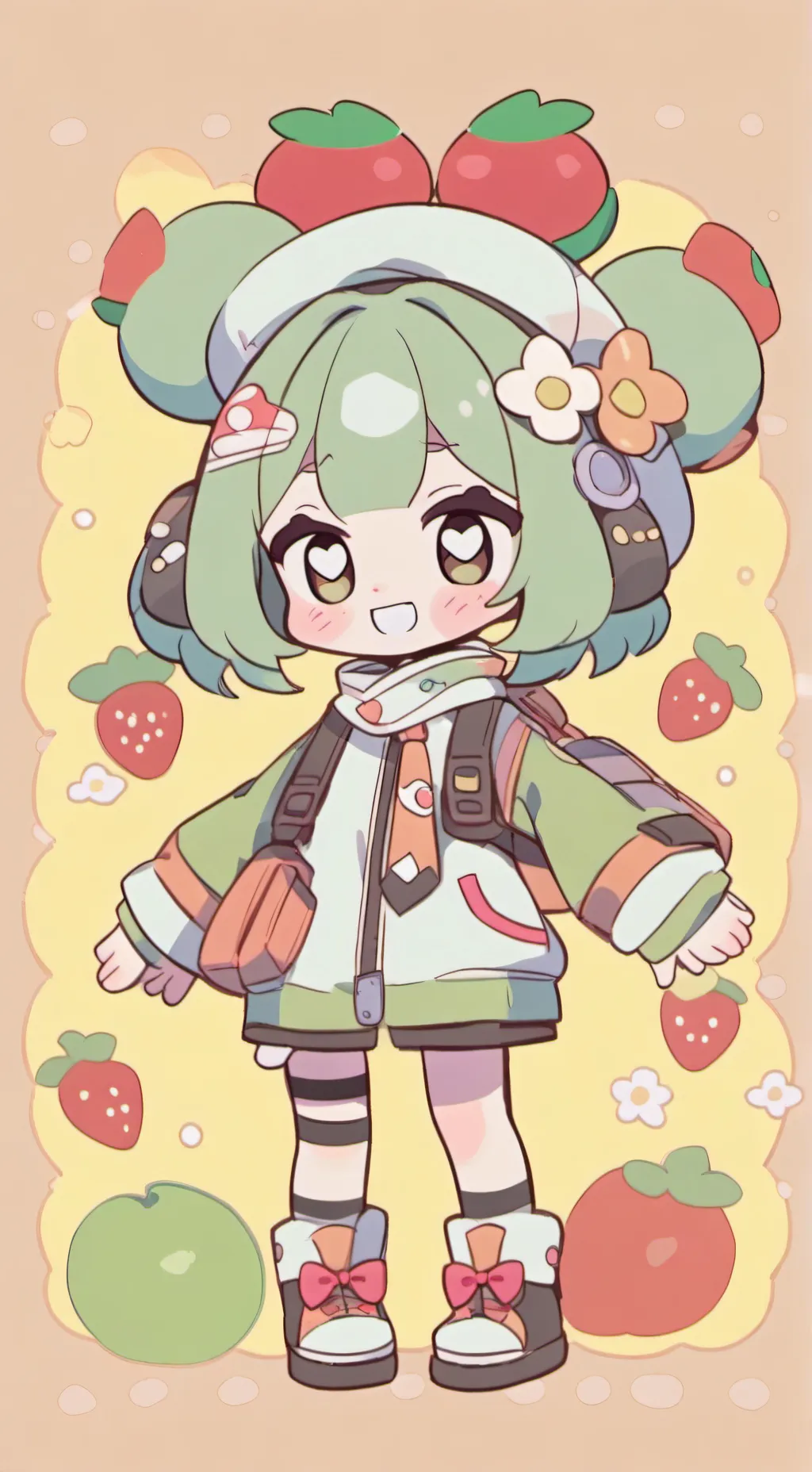 ai character: SPRUNKIIII background