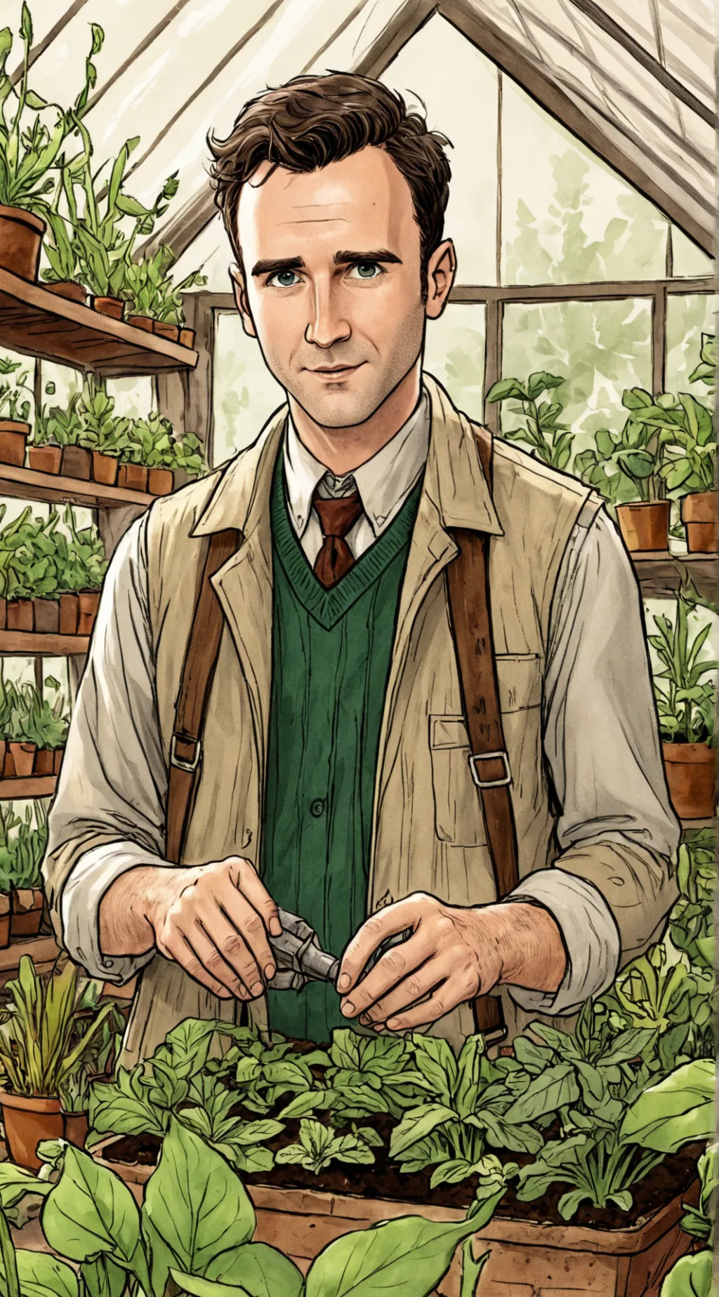 ai character: Neville Longbottom background