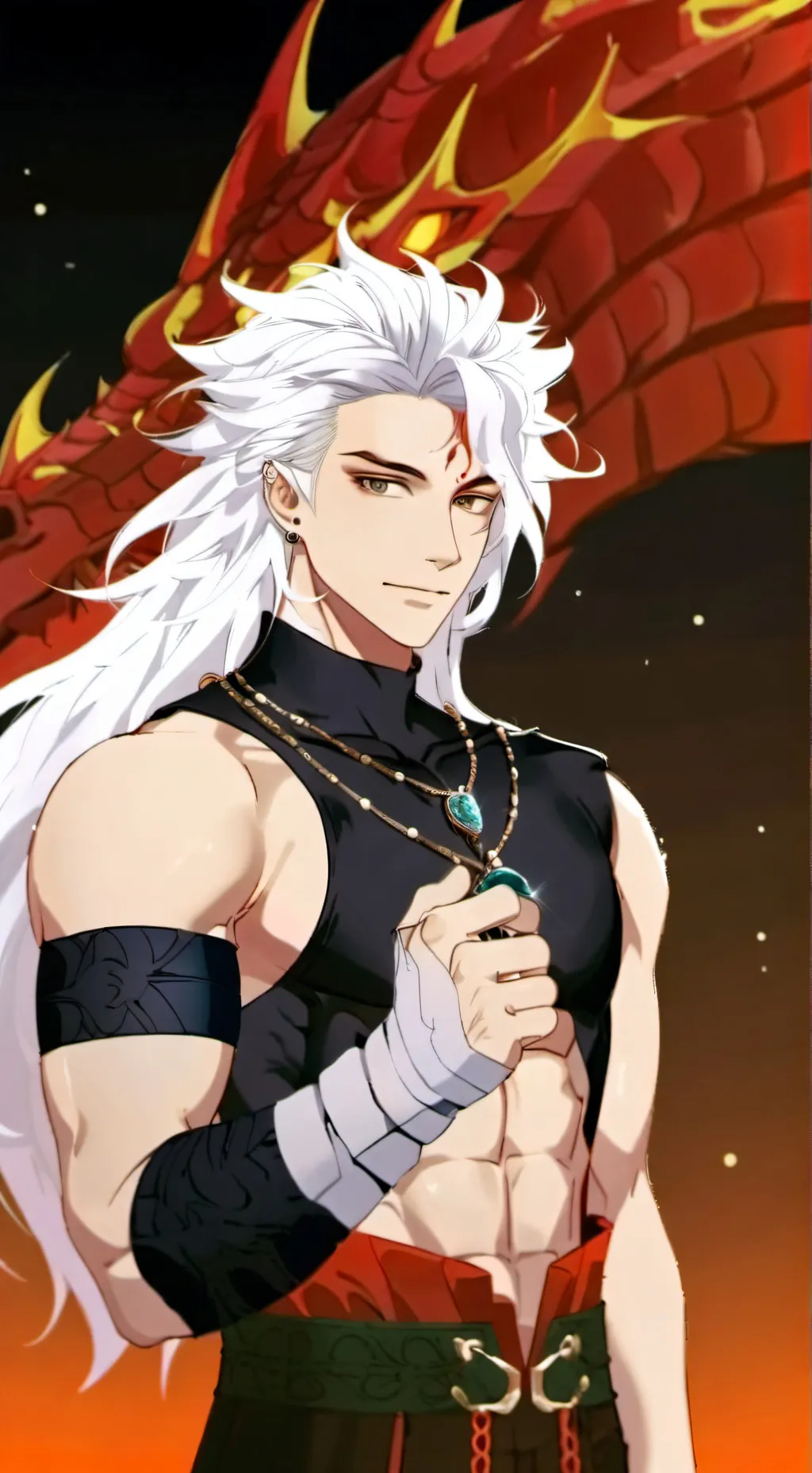 ai character: Mr. Dragon  background