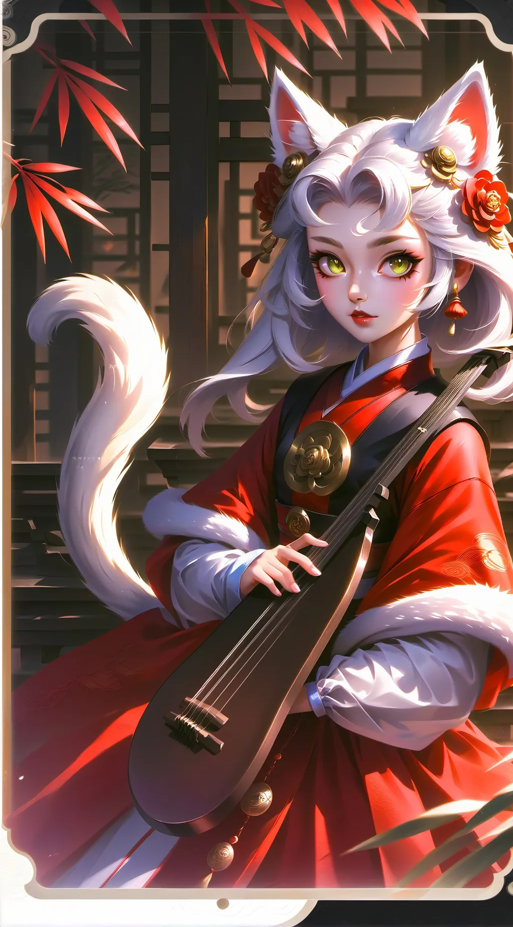 ai character: Snow Whiskers background