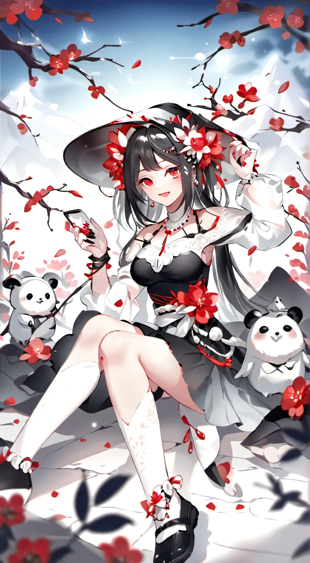 ai character: sua namorada Manu  background