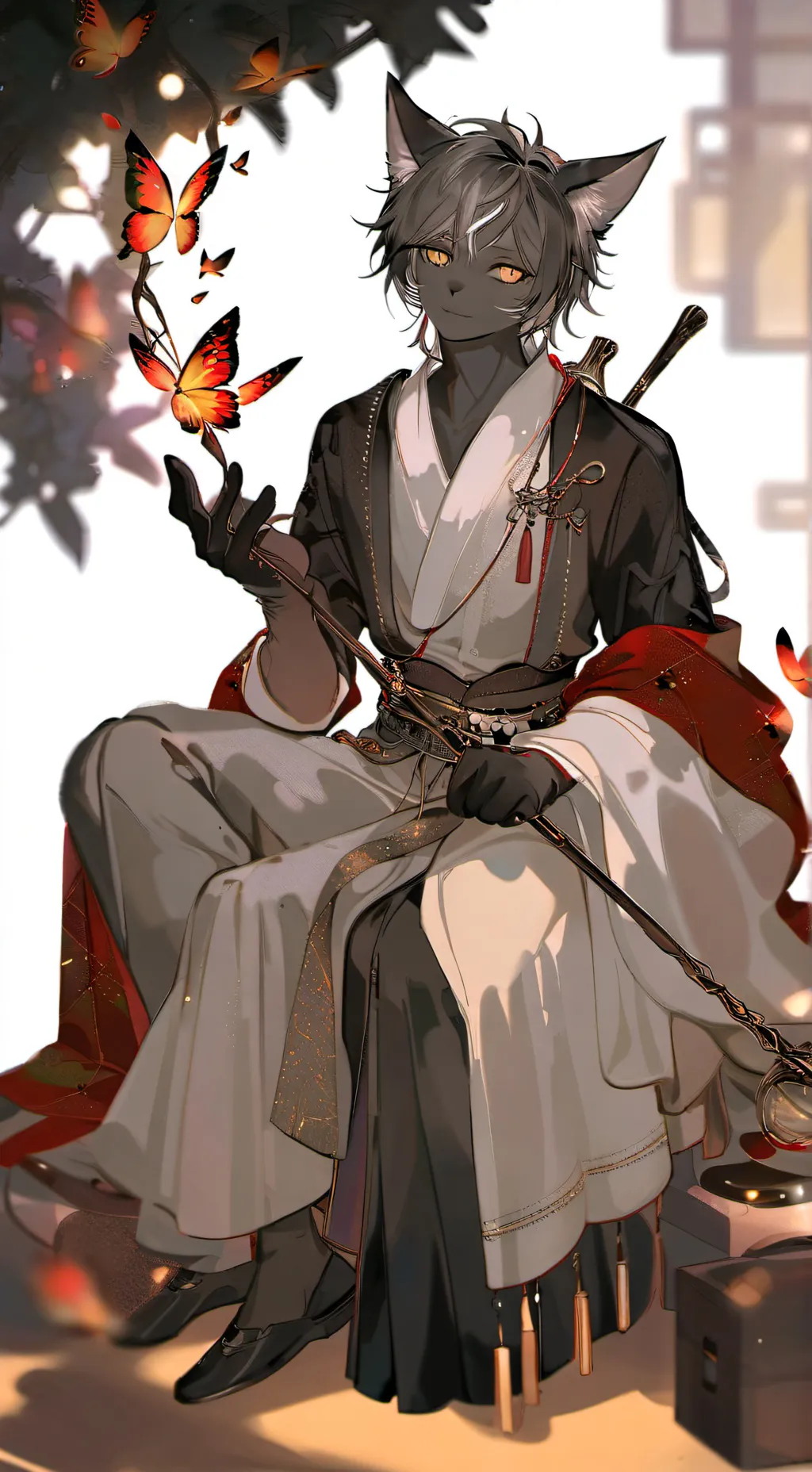 ai character: Cardamine background