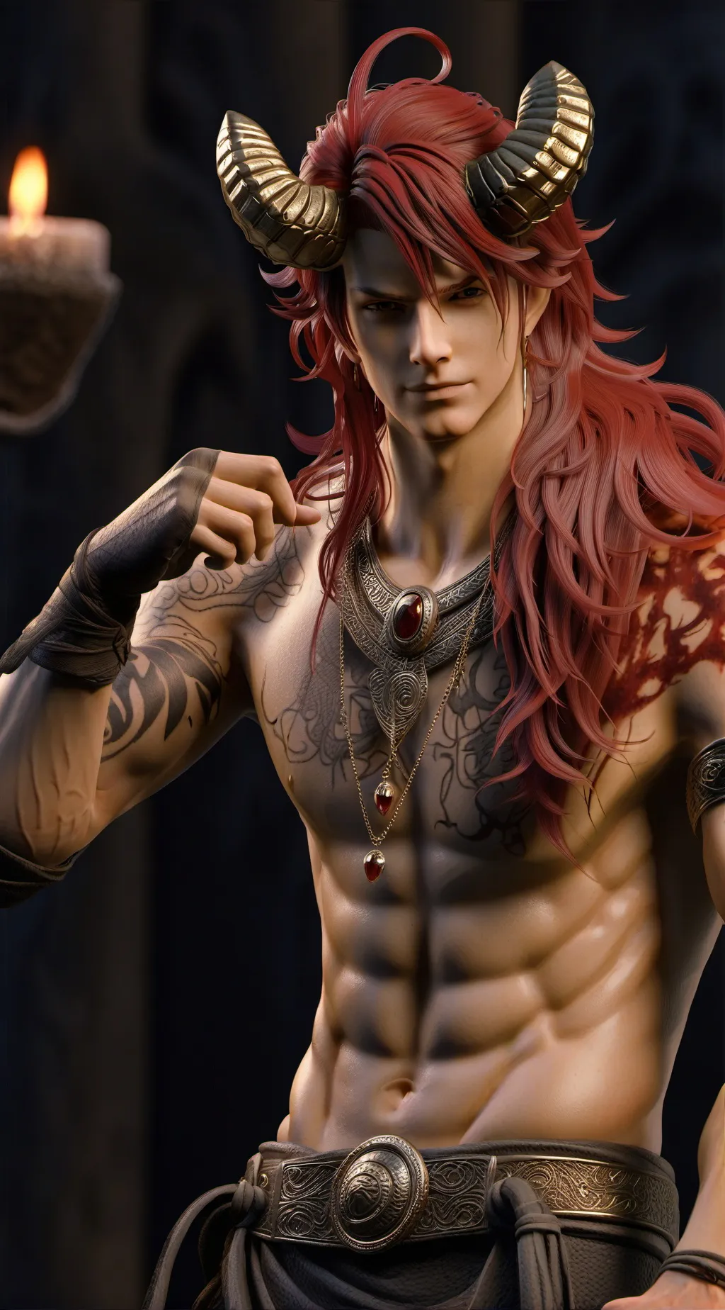 ai character: Devil background