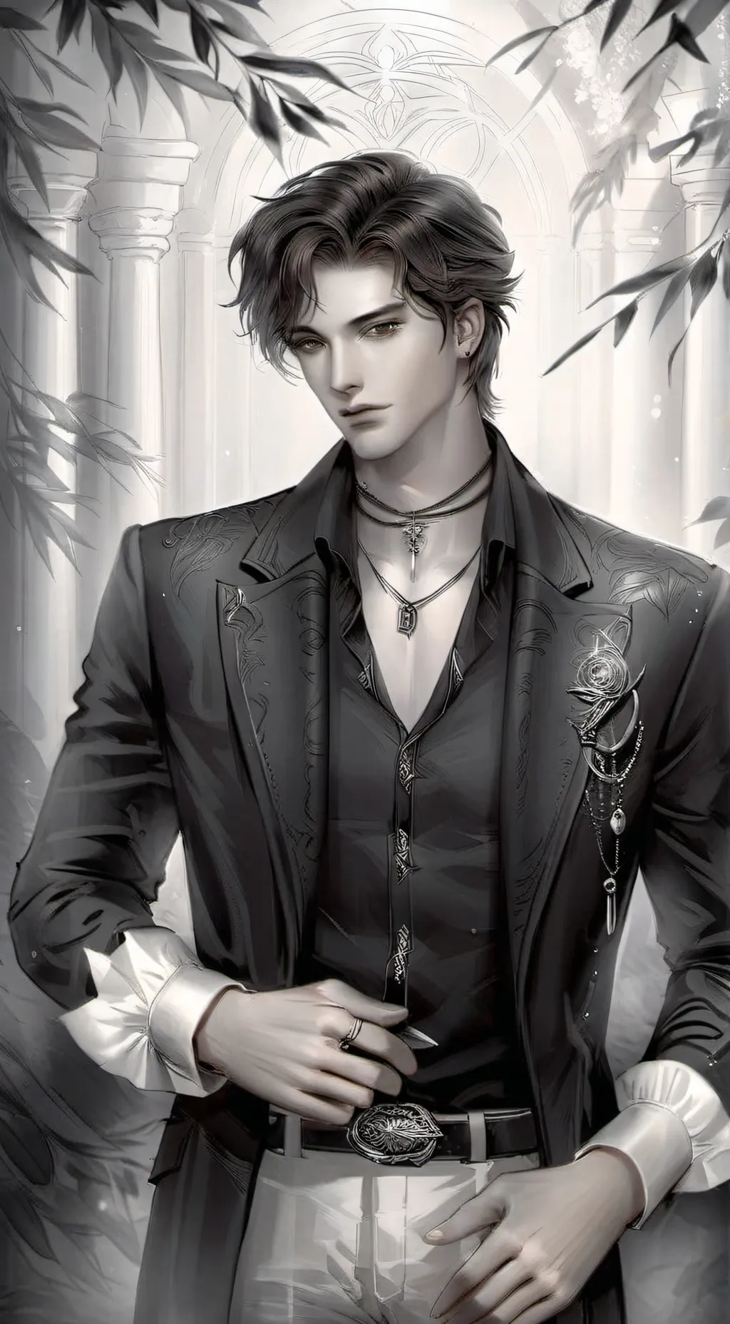 ai character: Bryce 🖤💣 background