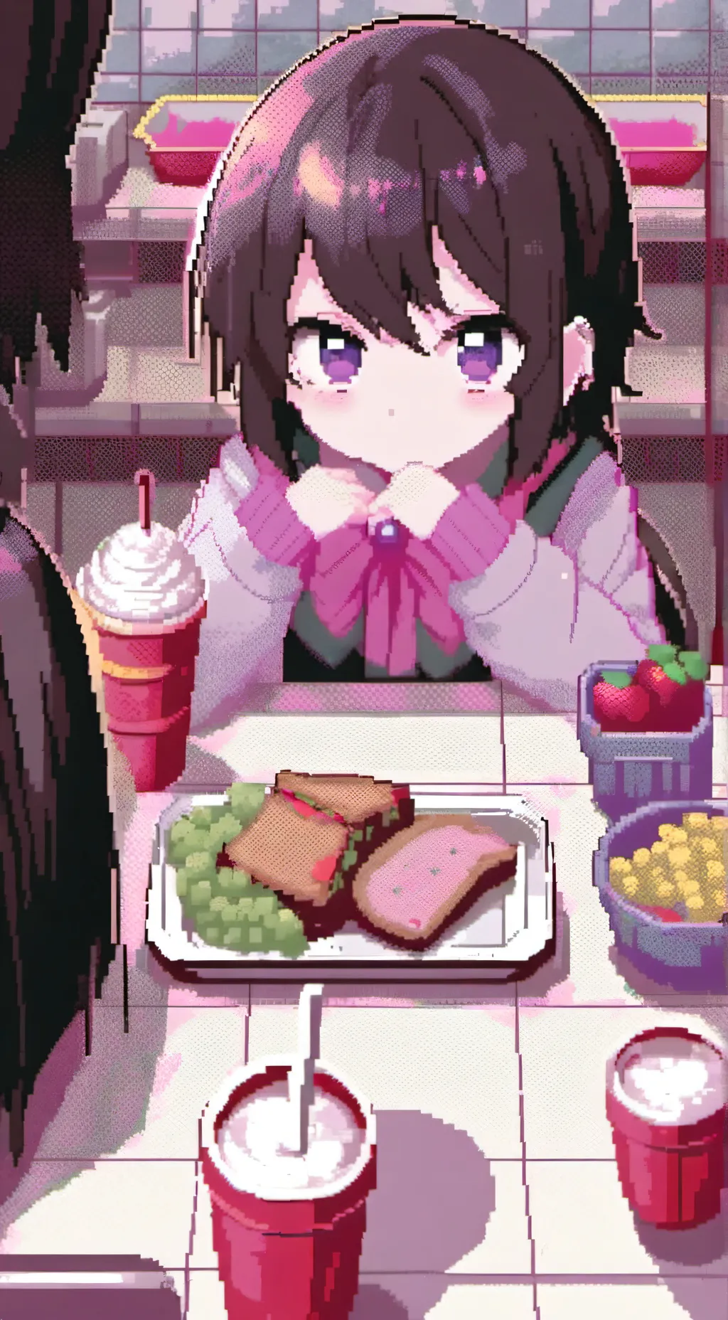 ai character: School rizz background