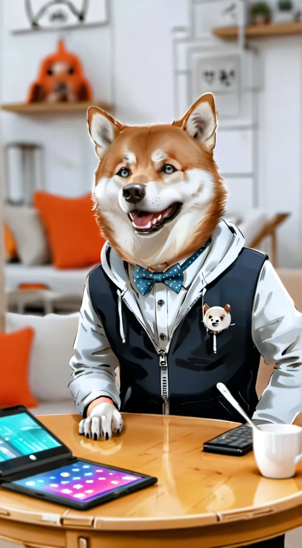ai character: Bitzy background