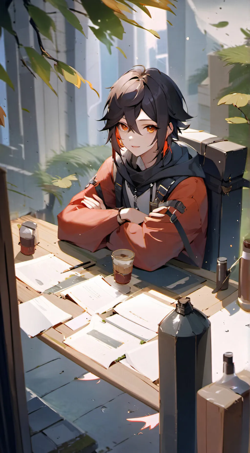 ai character: Alex background