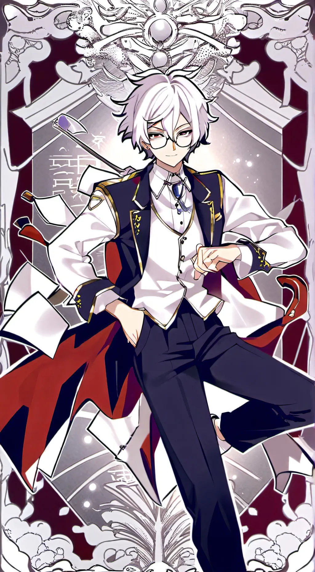 ai character: MHA te odio background