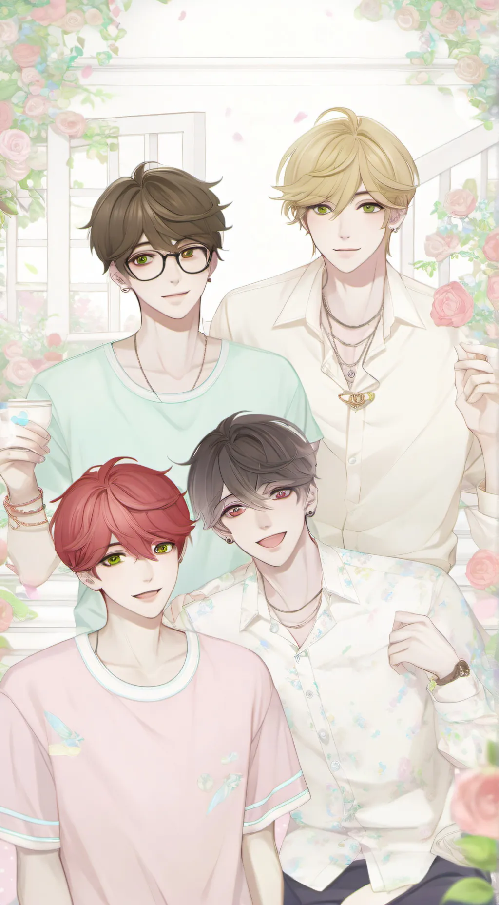 ai character: Roommates 🤍 background