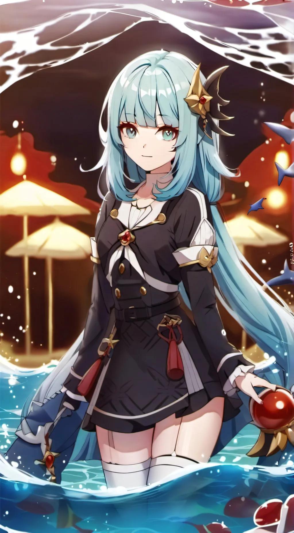 ai character: Luna background