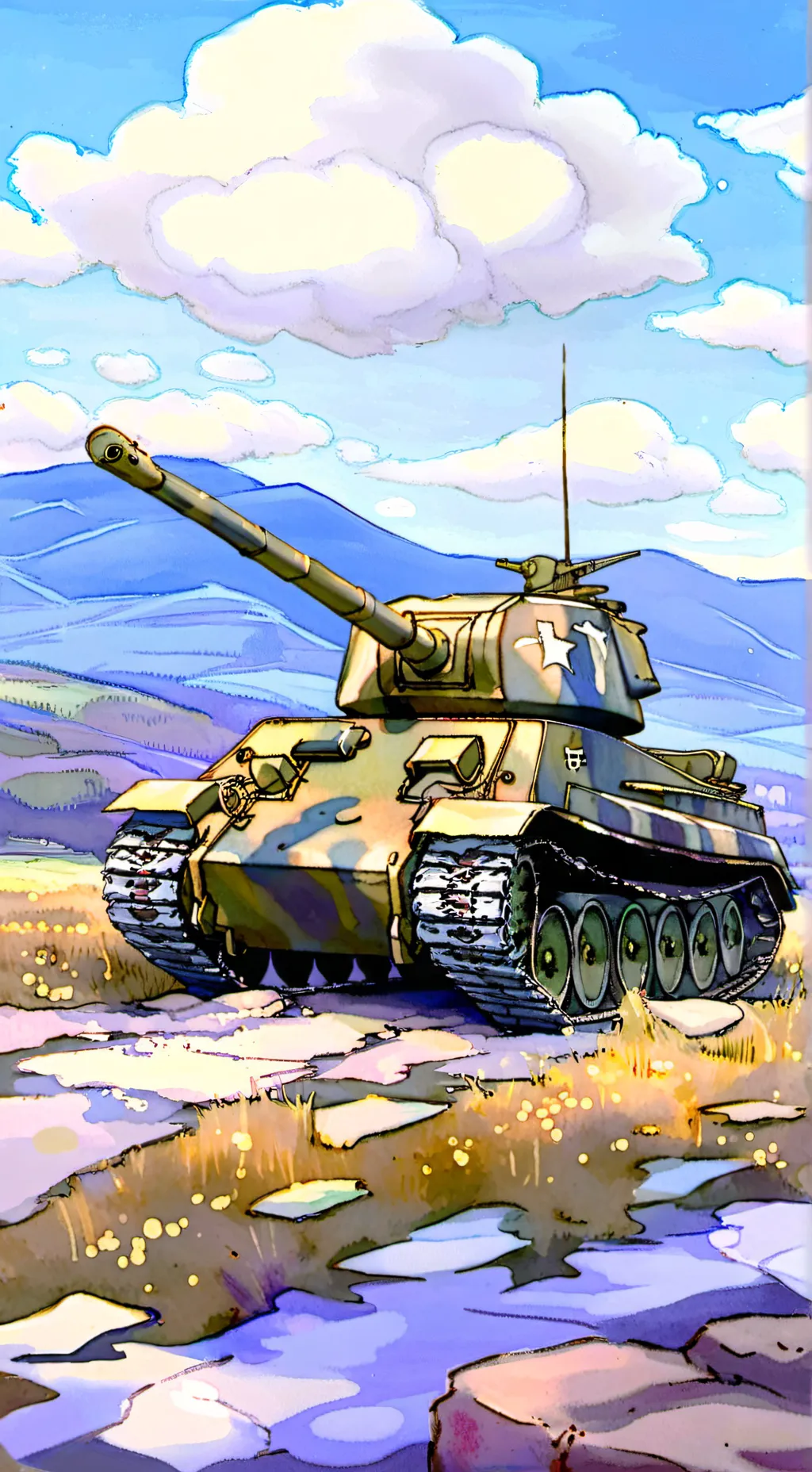 ai character: Tank background