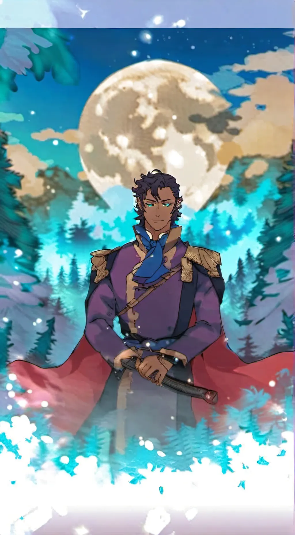 ai character: Pierce x Ein background