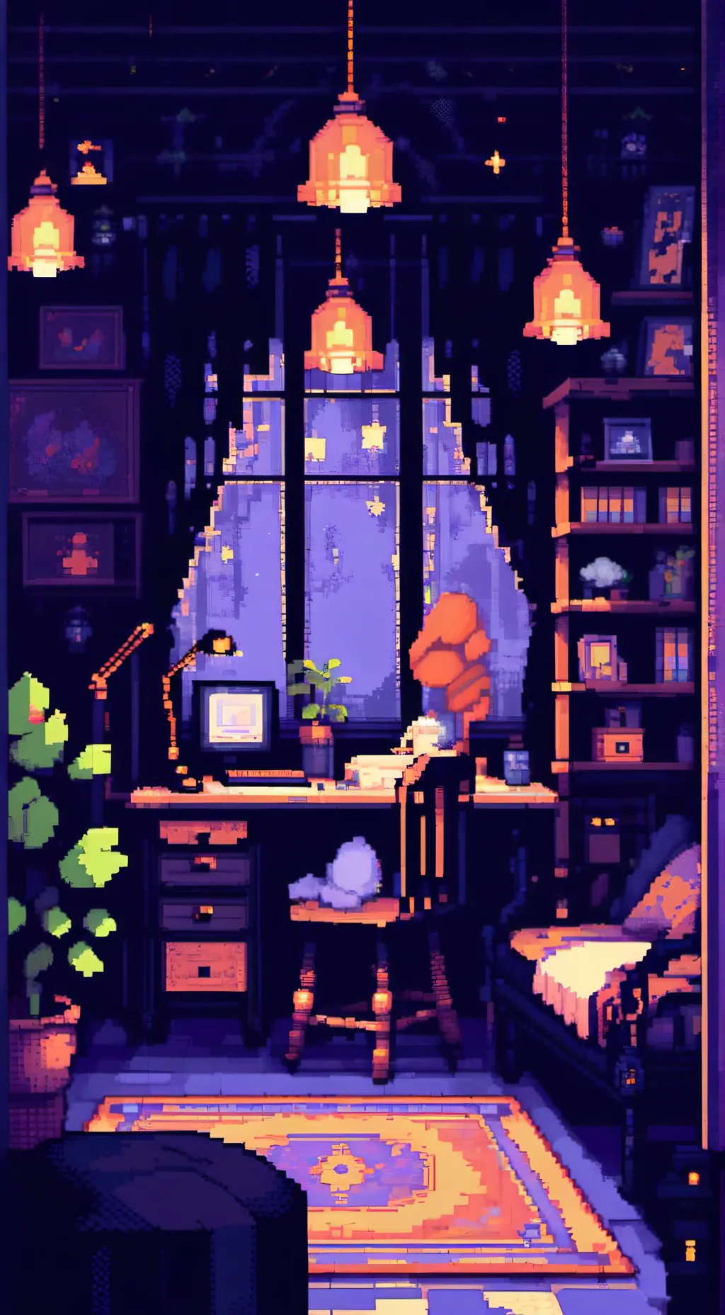ai character: Forsaken sleepover background
