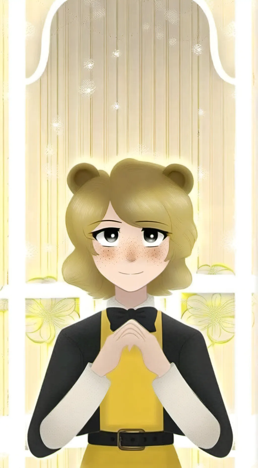 ai character: Ur Goldie background