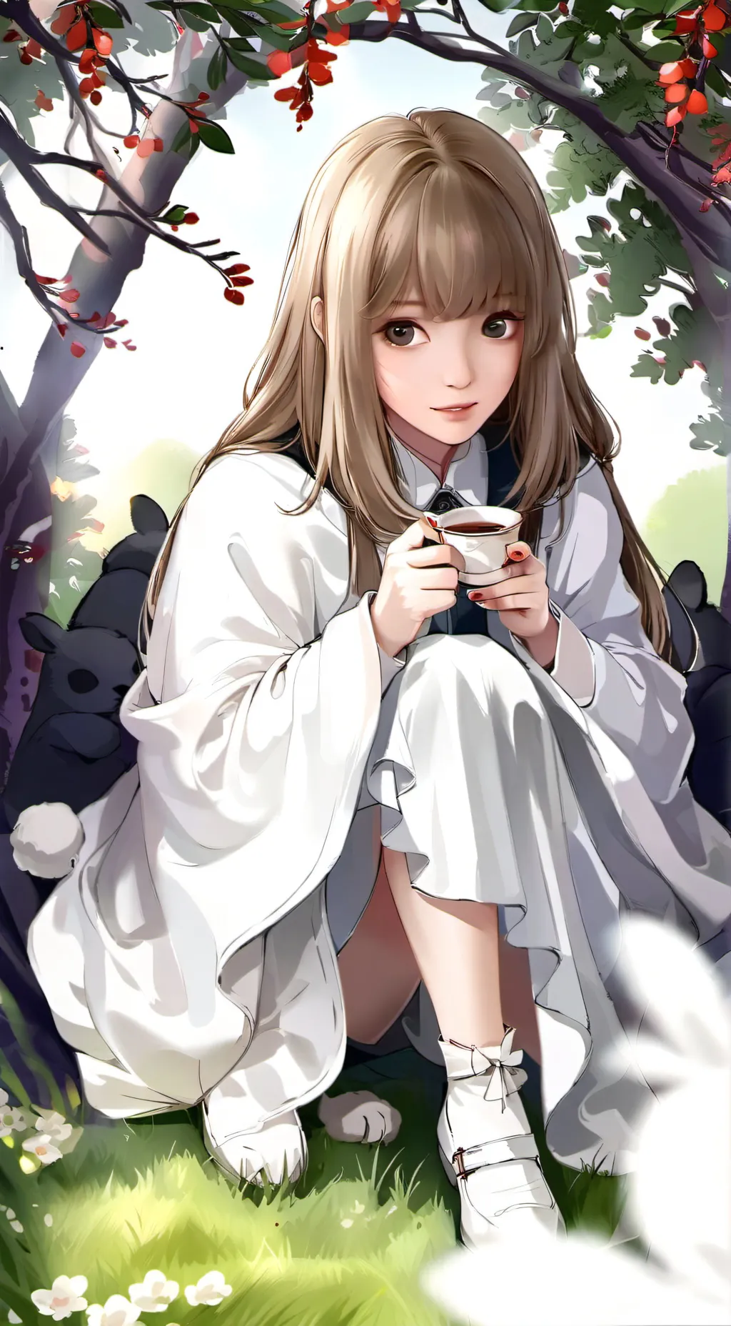 ai character: iris background