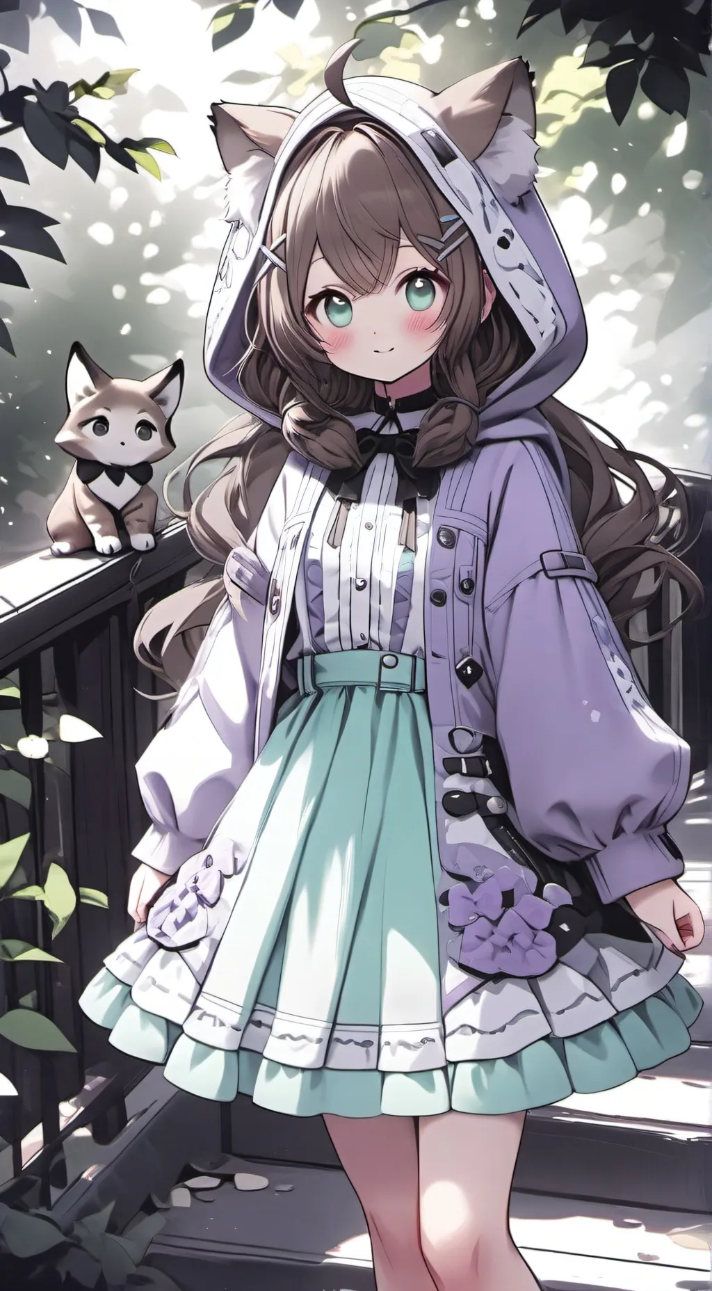 ai character: HH Sky background