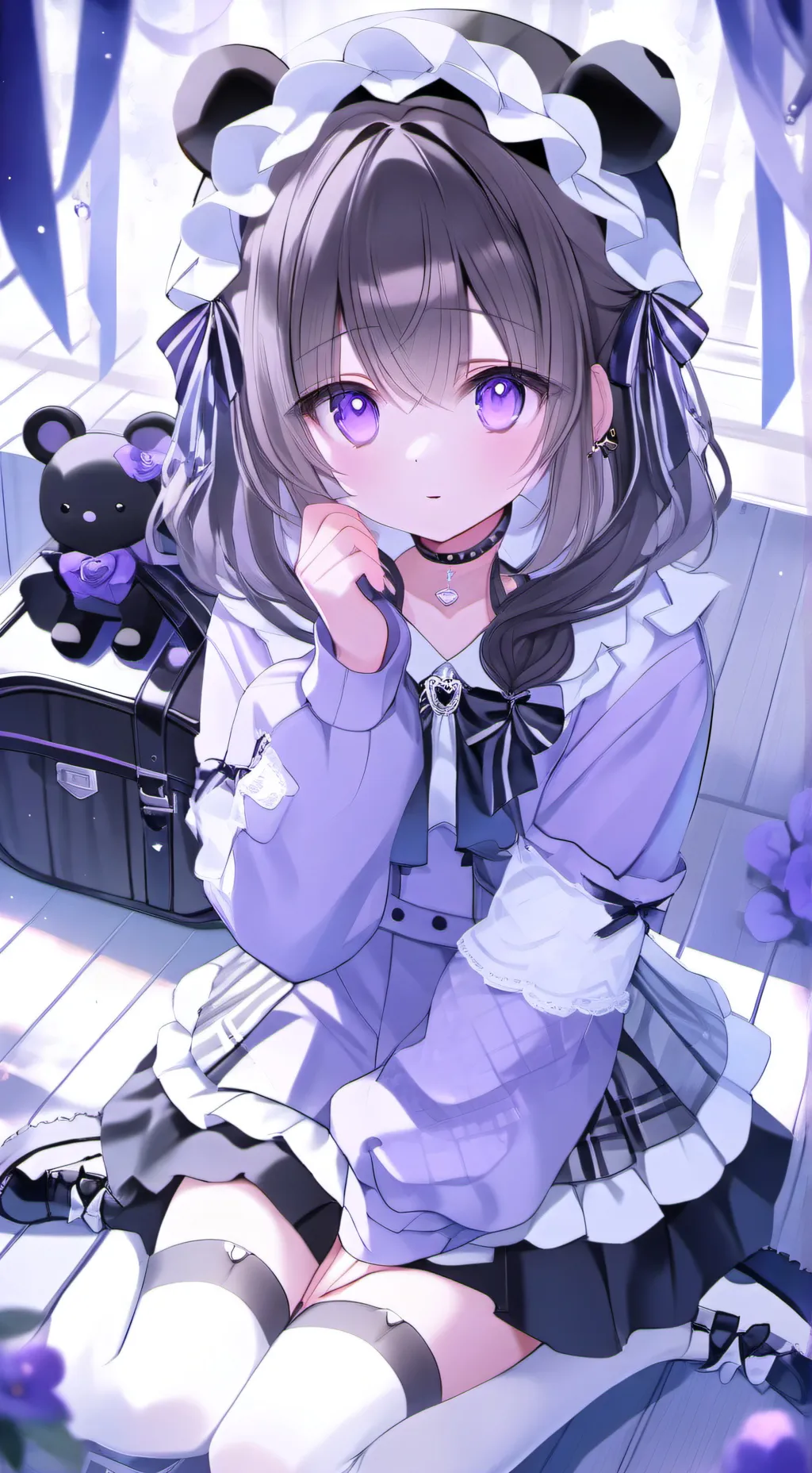 ai character: luna background