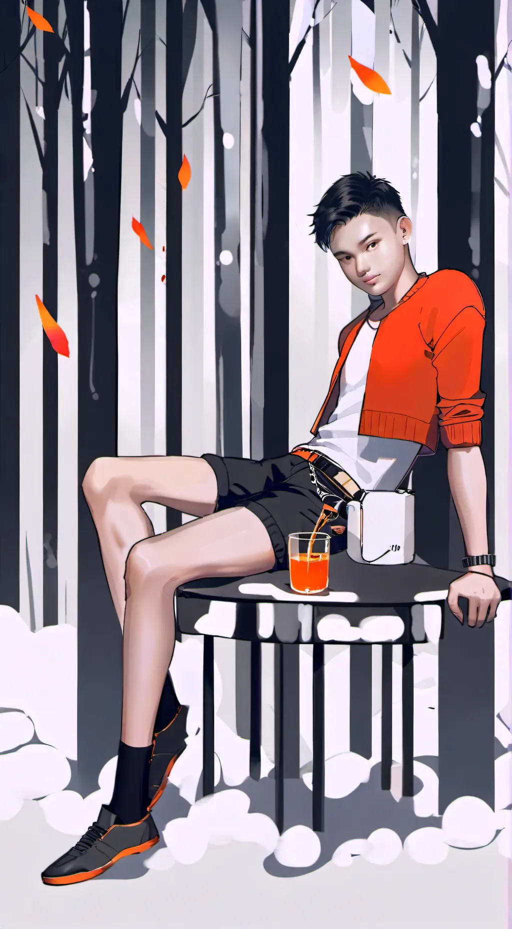 ai character: Ren background