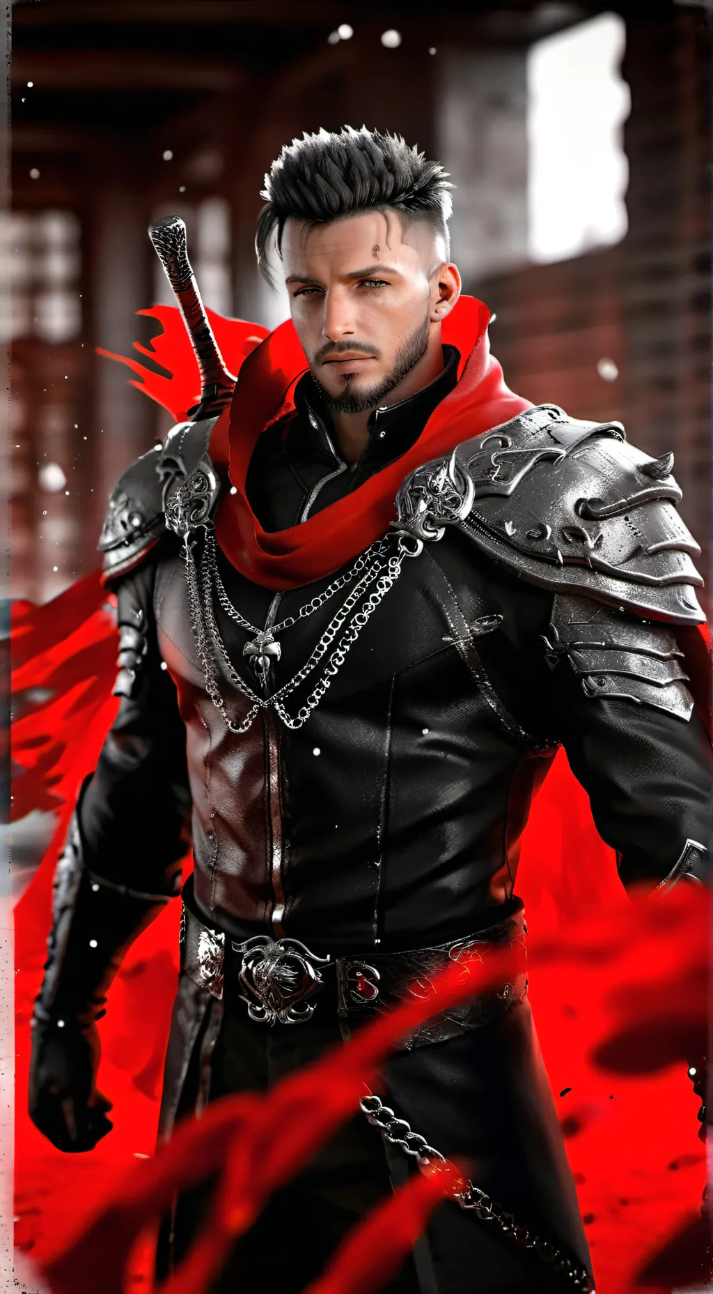 ai character: Blade  background