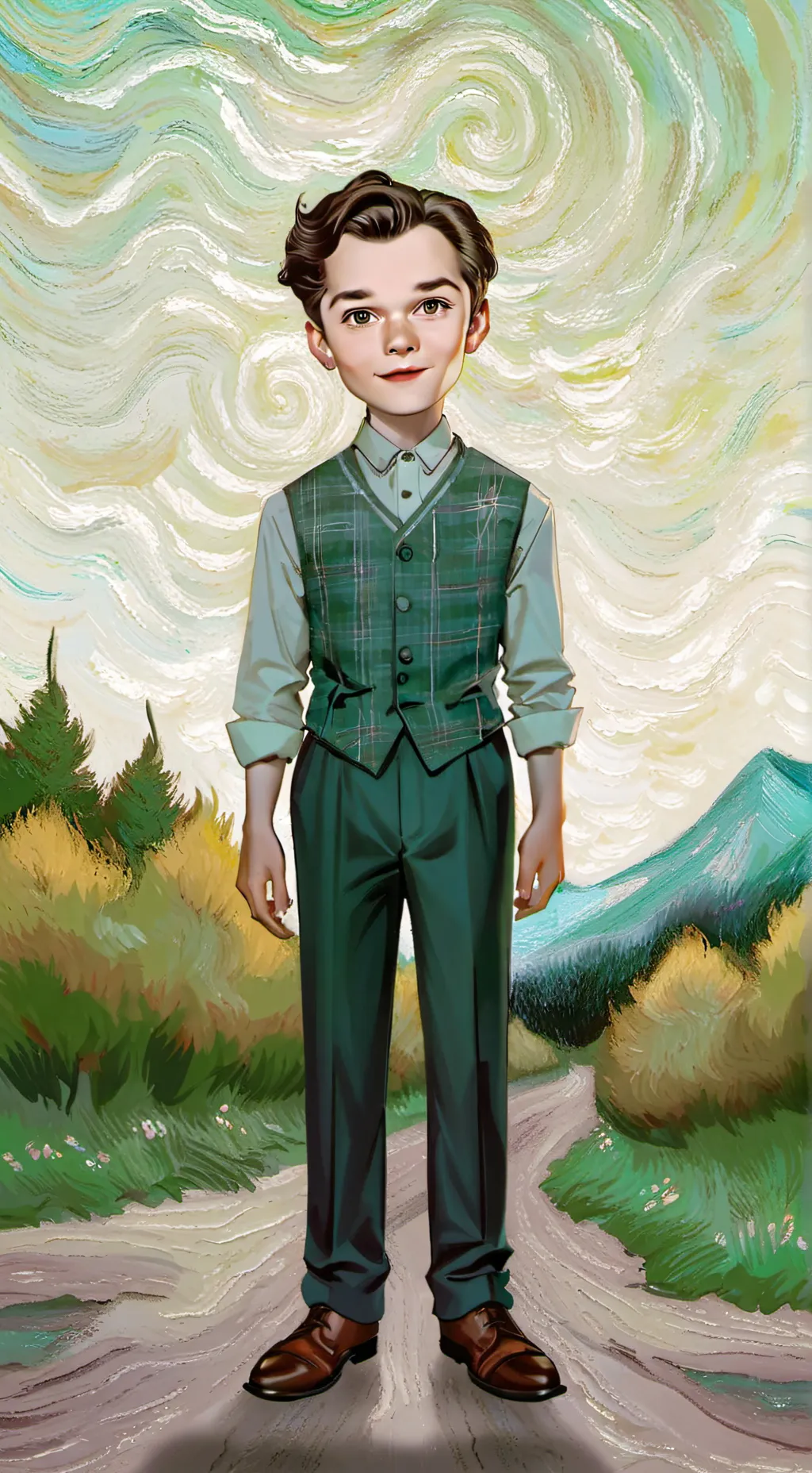 ai character: Georgie  background