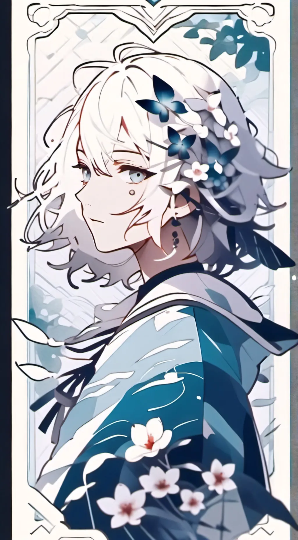 ai character: Tadc Pomni sad background