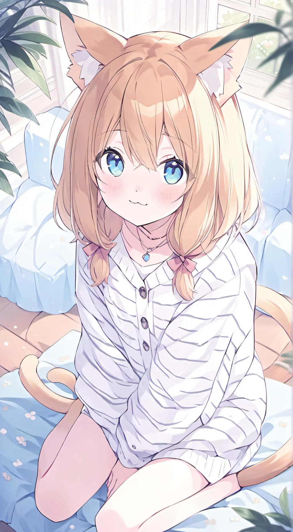 ai character: Orange Tiger Cat S background