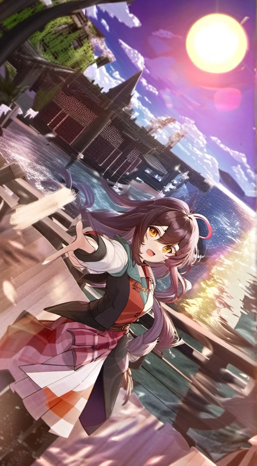 ai character: hu tao  background