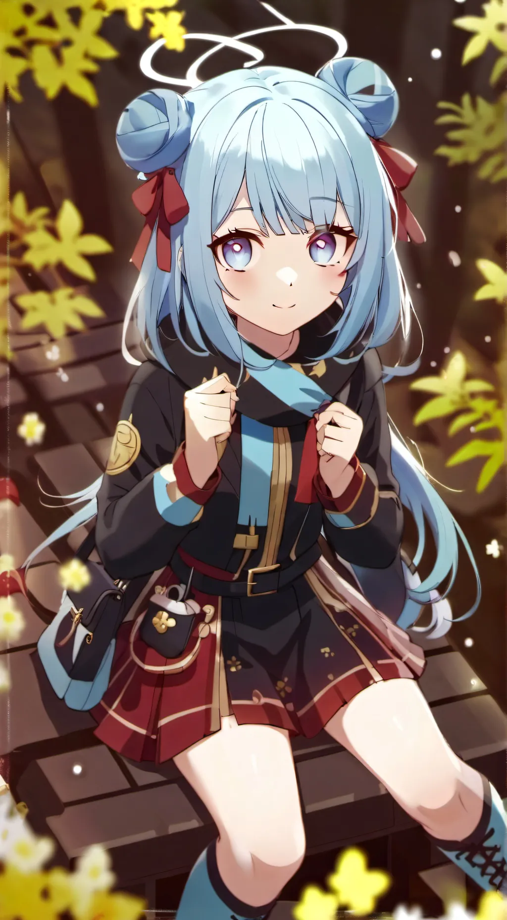 ai character: moon background