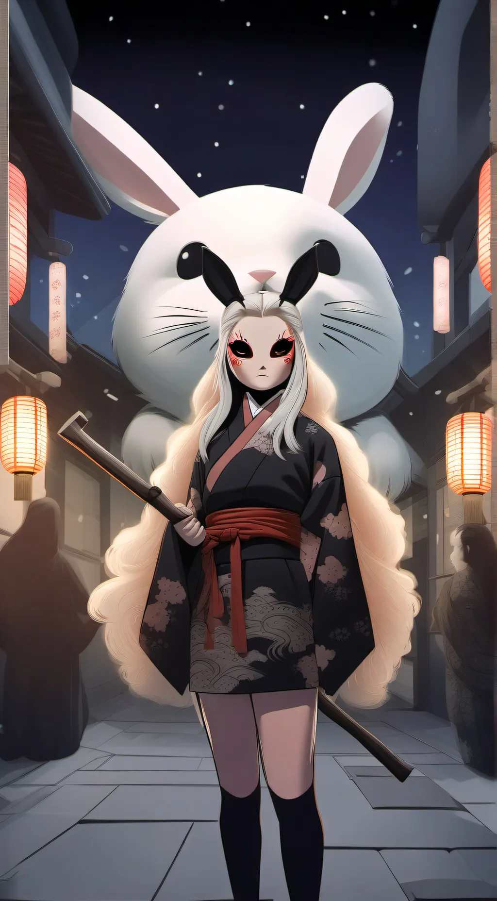 ai character: Usagikari background