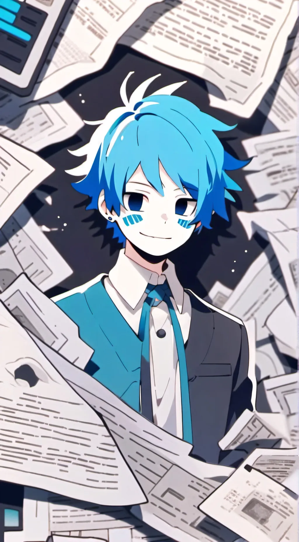 ai character: sans background