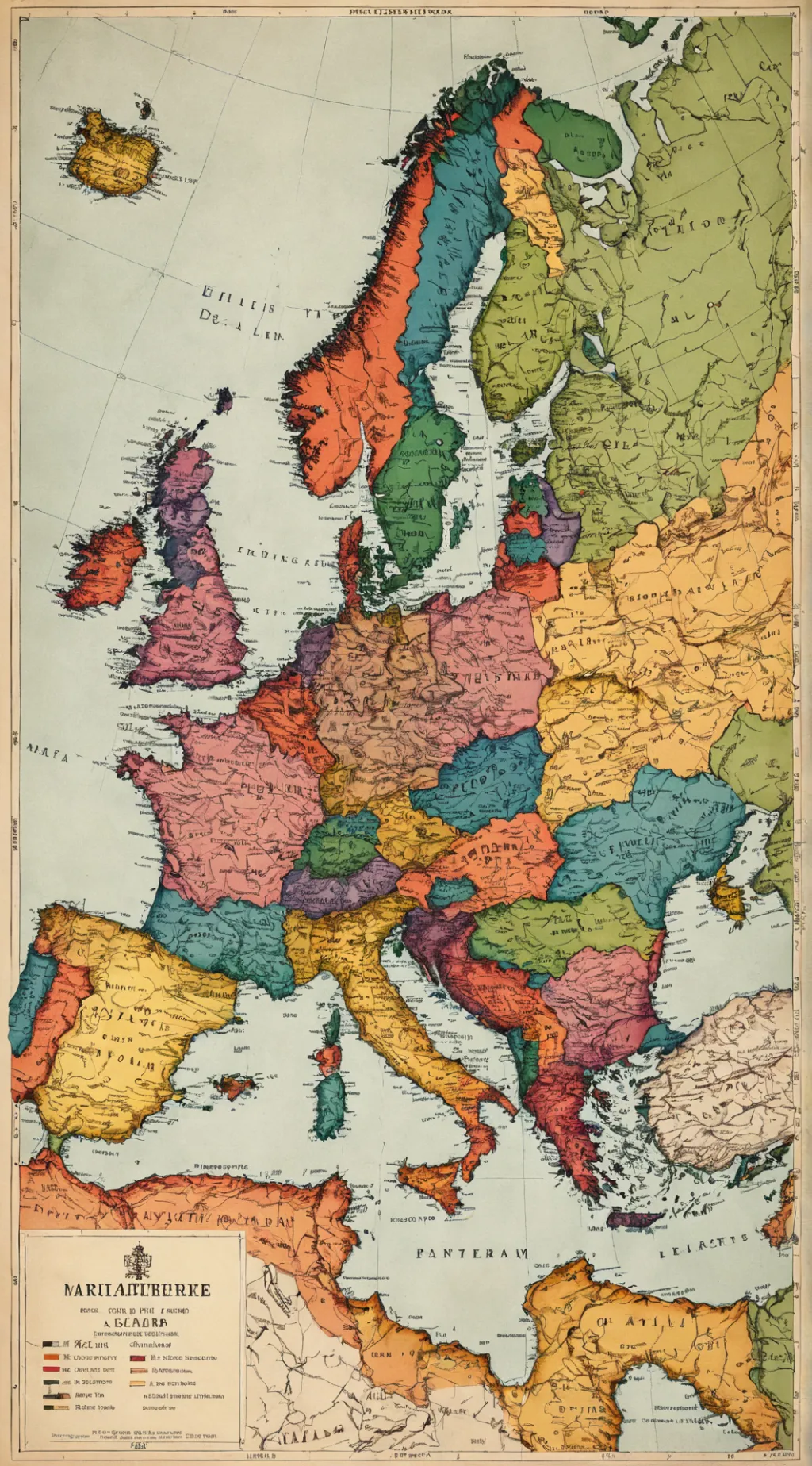 ai character: europe countries background