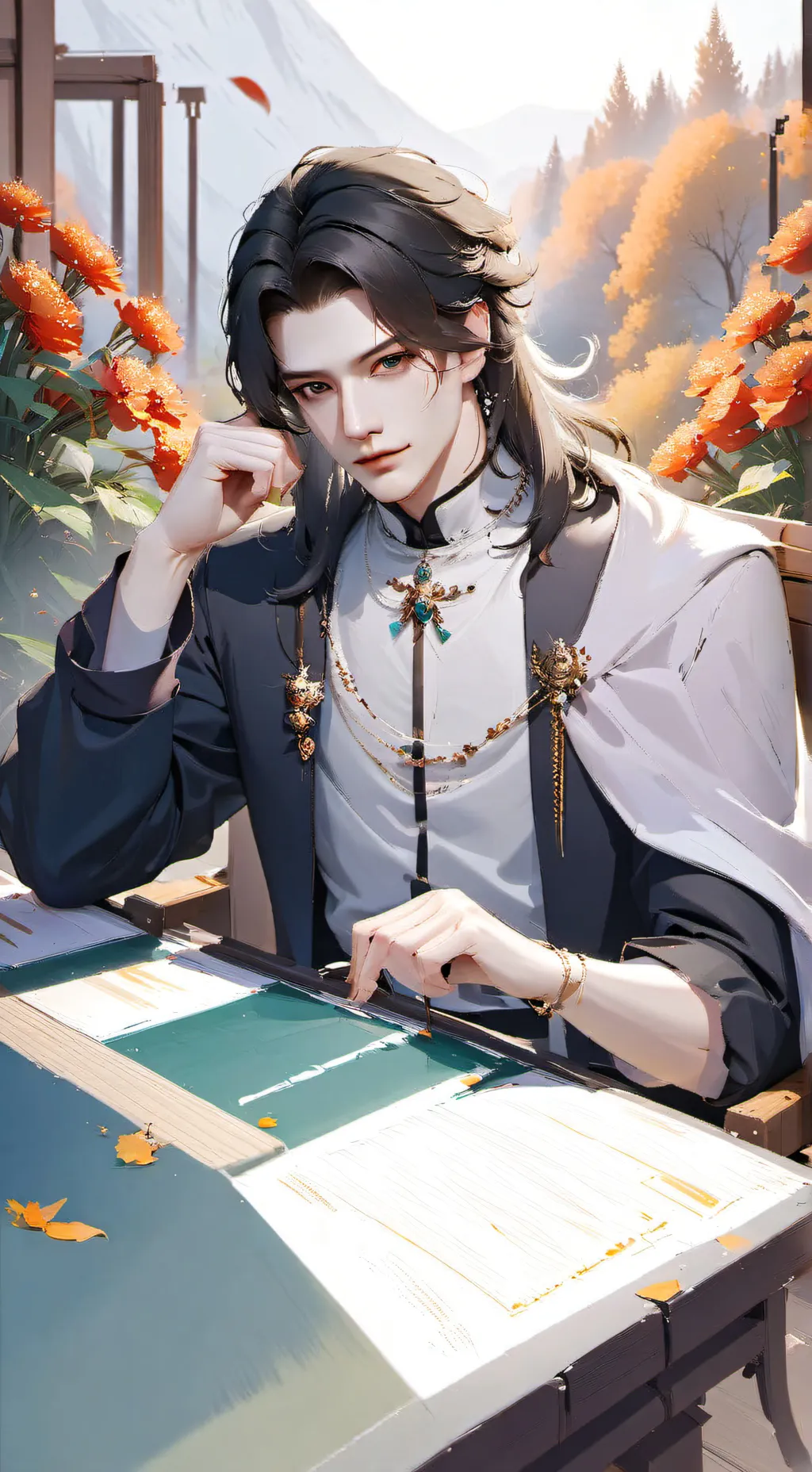 ai character: ★Р★о★м★а★ background