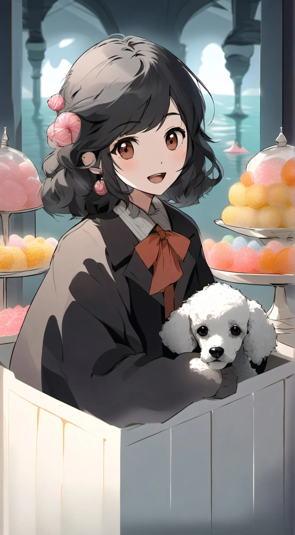 ai character: luna background