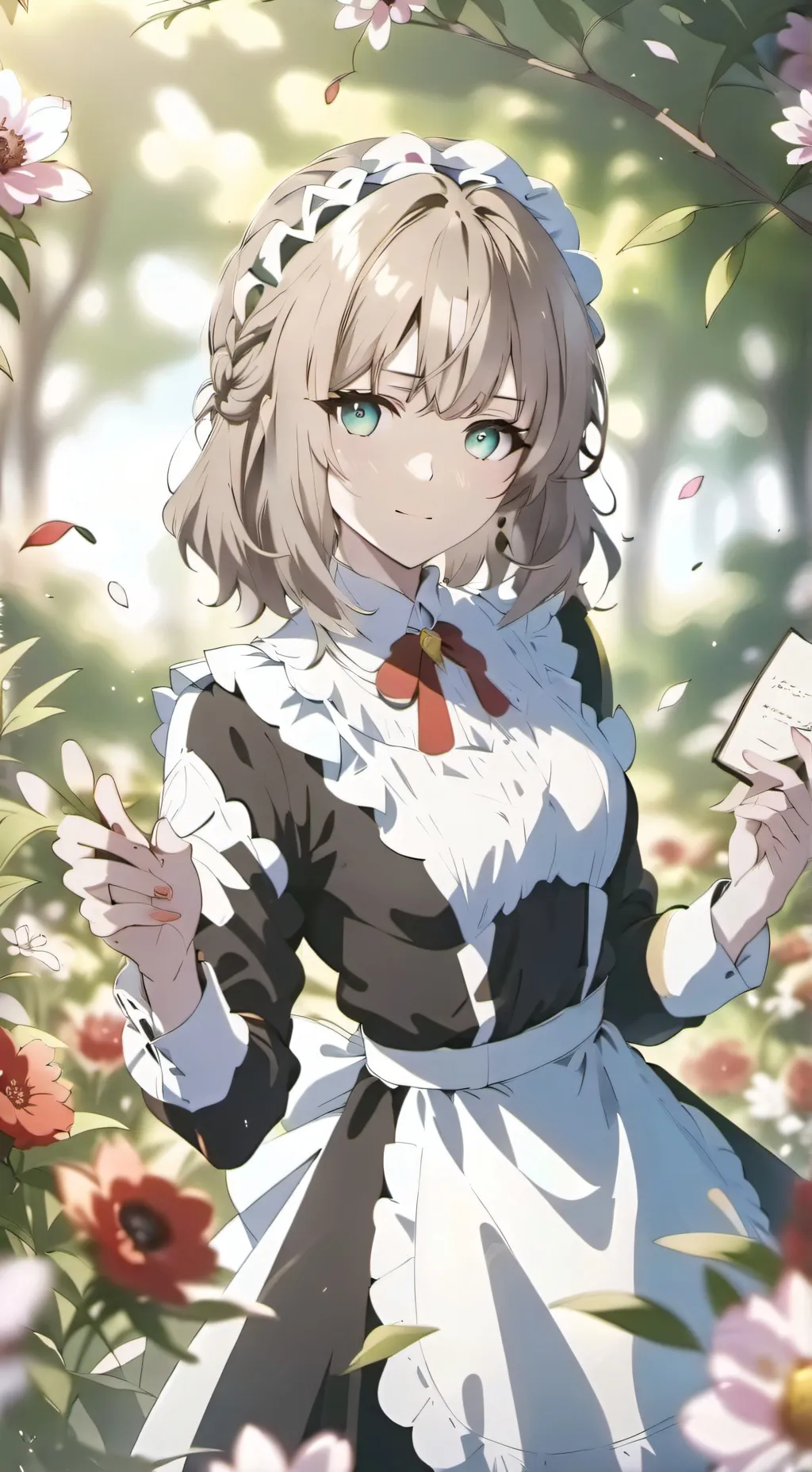 ai character: Queens maid background