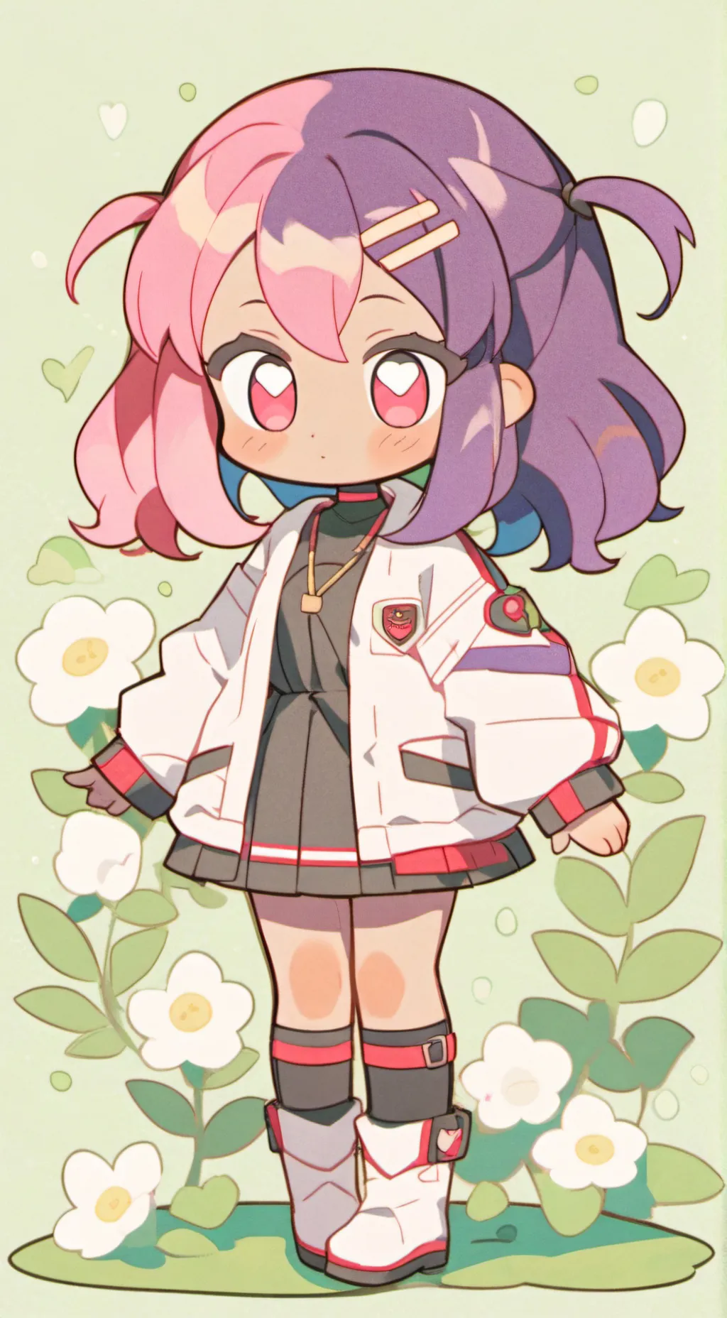 ai character: Hb x Hh v x v  background