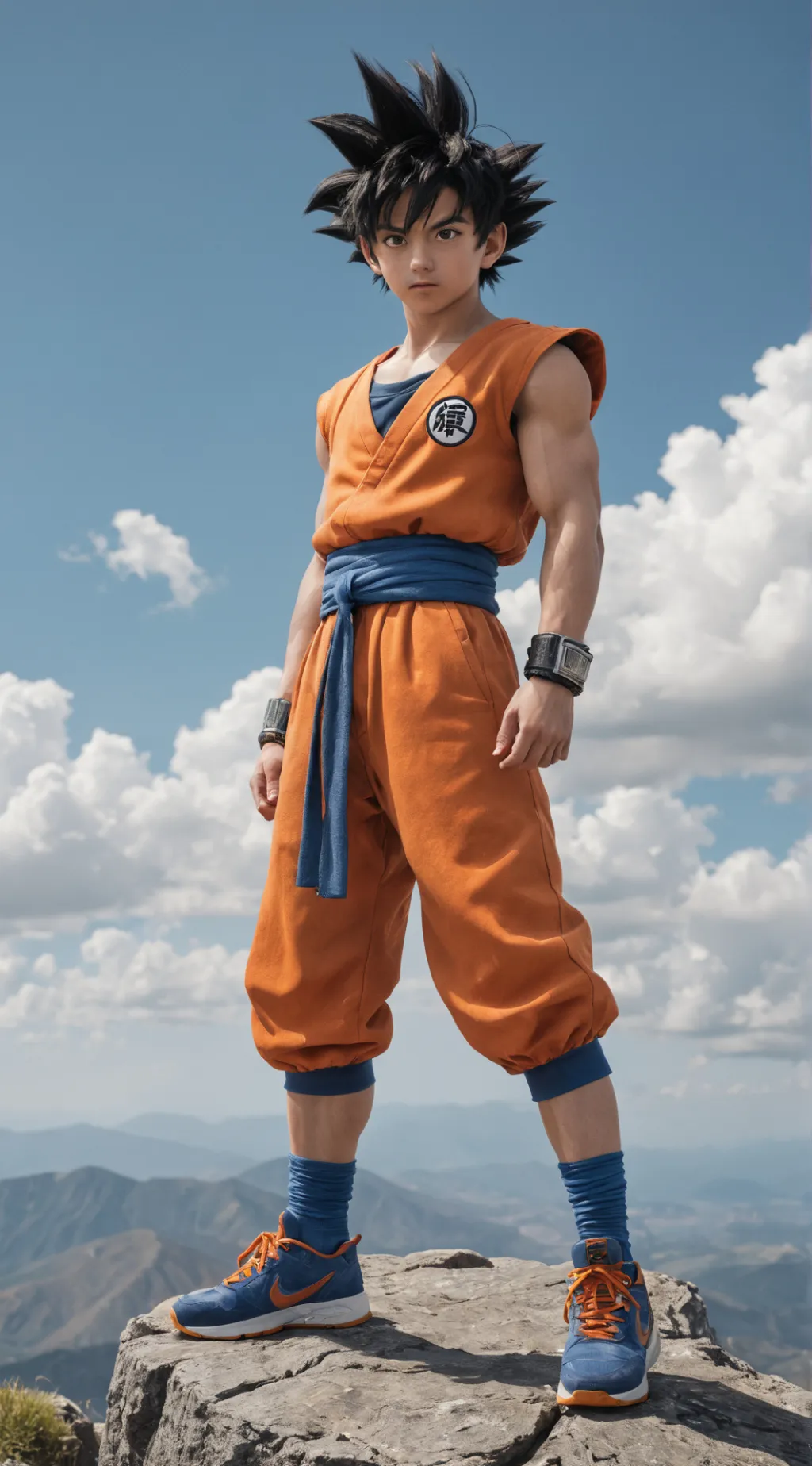 ai character: son goku background