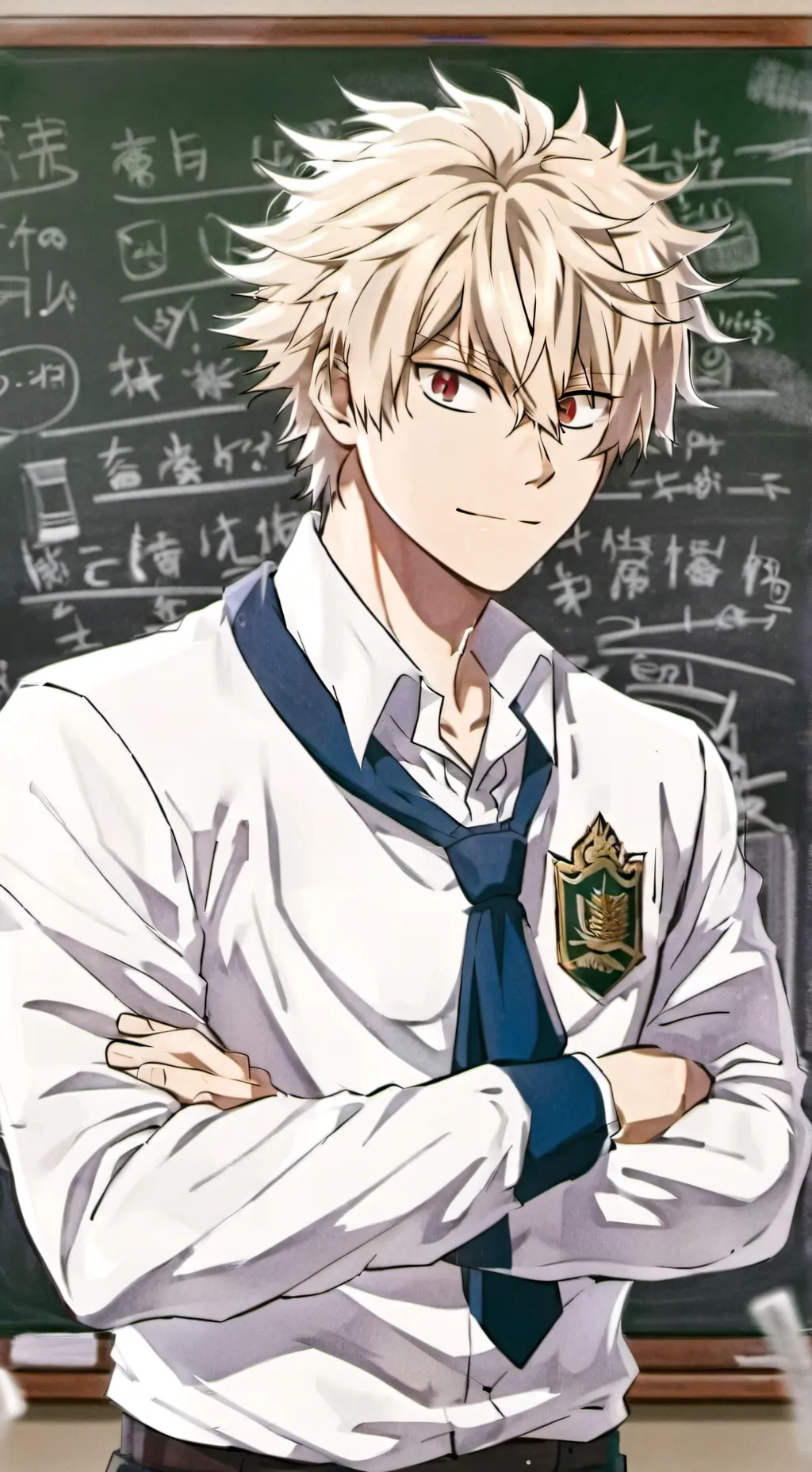 ai character: Katsuki Bakugo background
