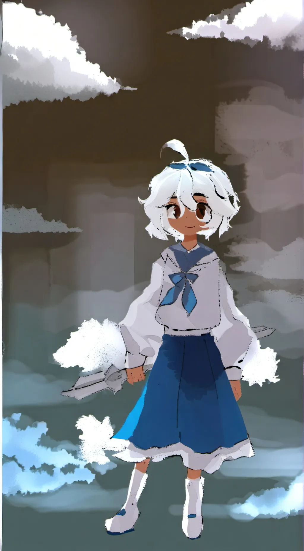 ai character: Cloudy(Fpe oc) background