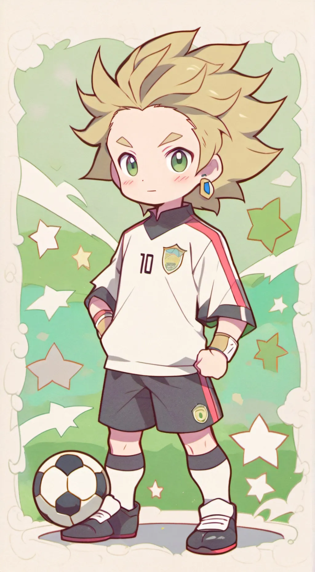 ai character: Inazuma eleven background