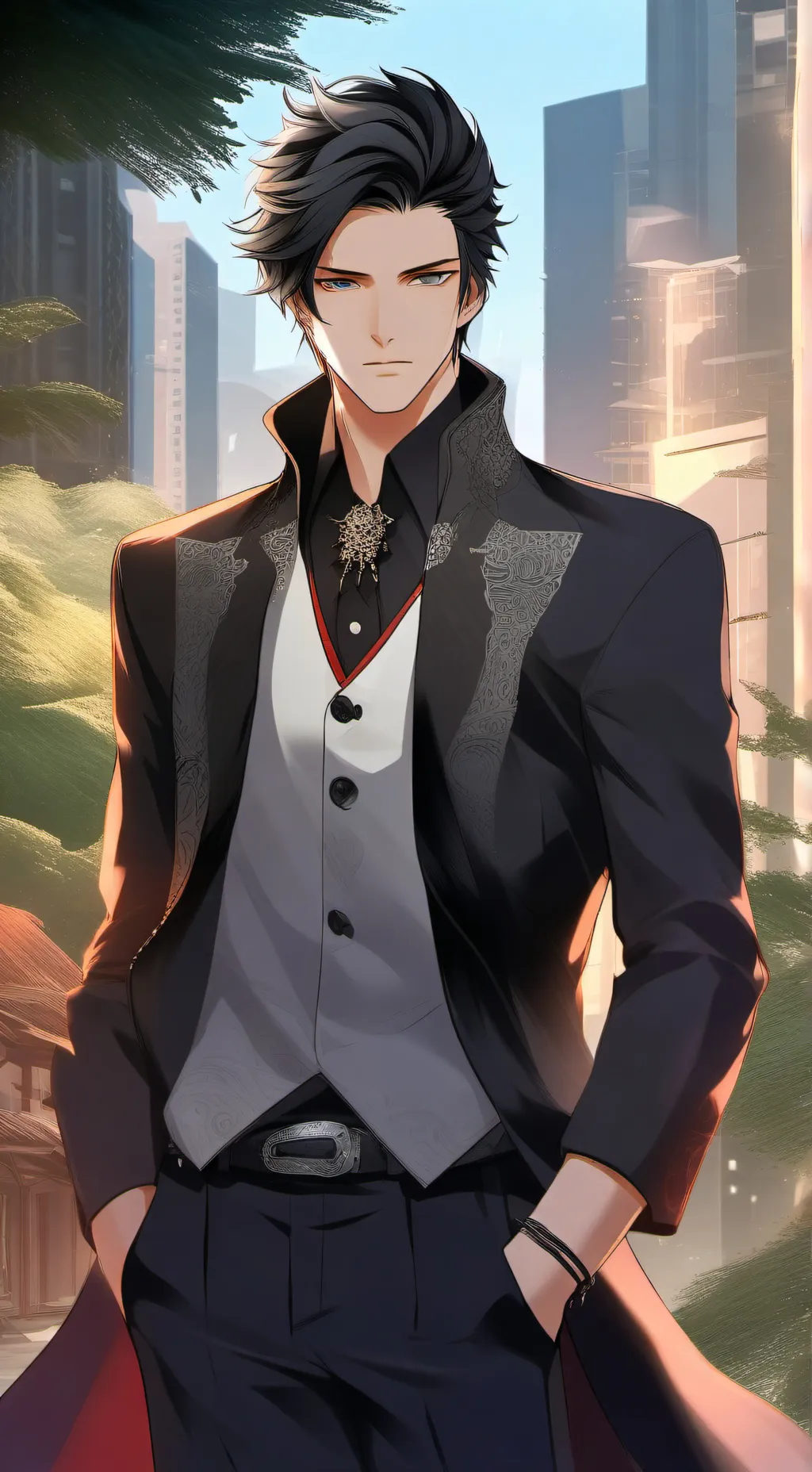 ai character: Carlos Anderson  background