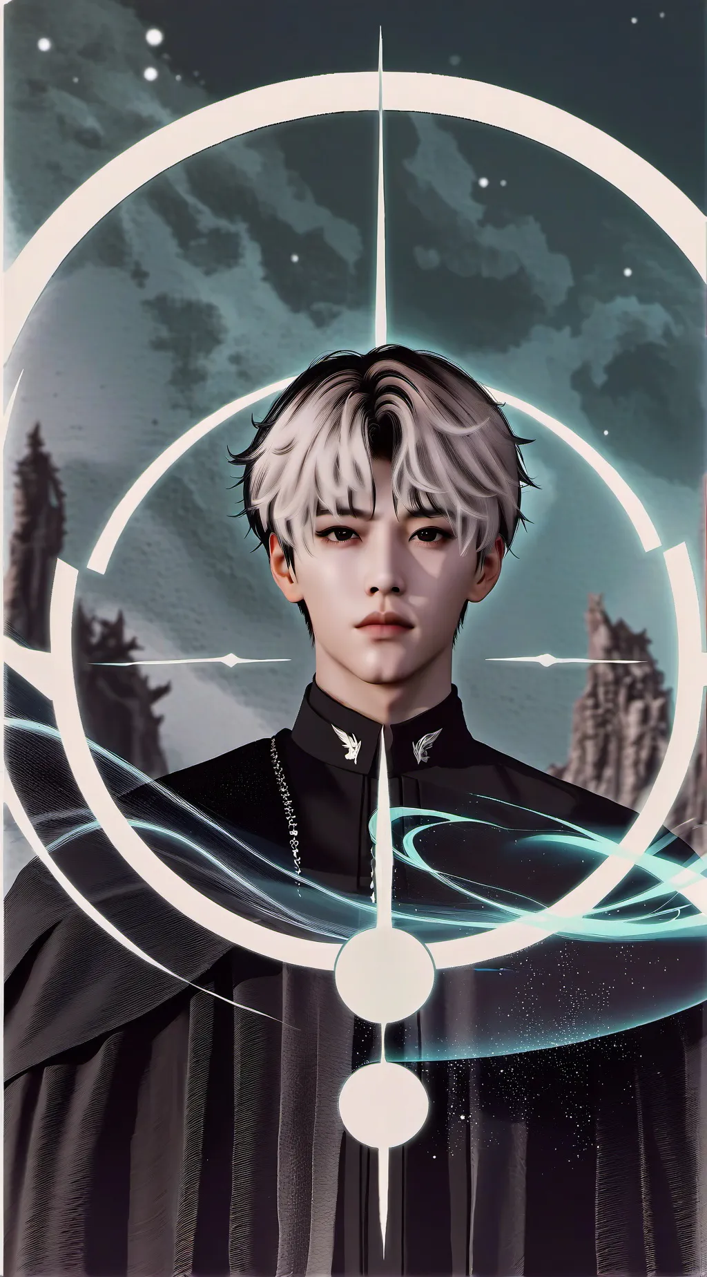 ai character: Élydris✨ background