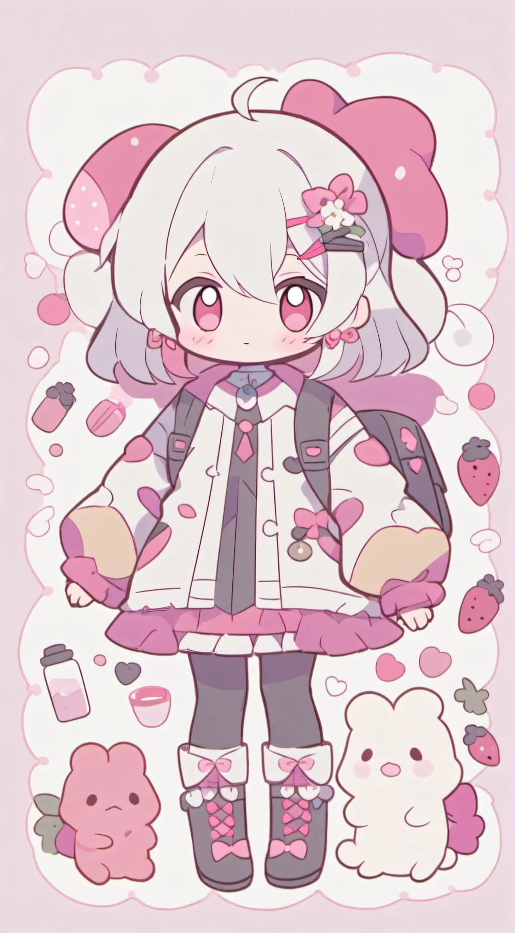 ai character: cely x miry background
