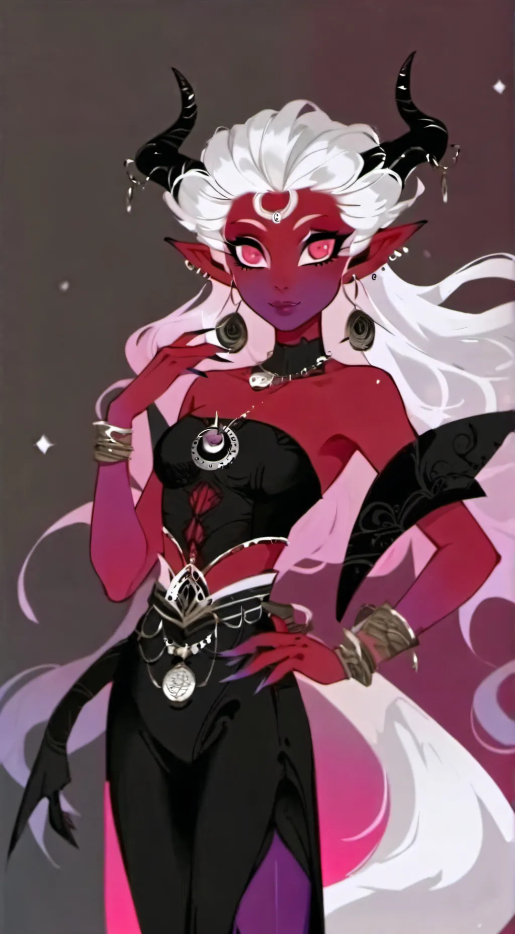ai character: missmayberry/demon background