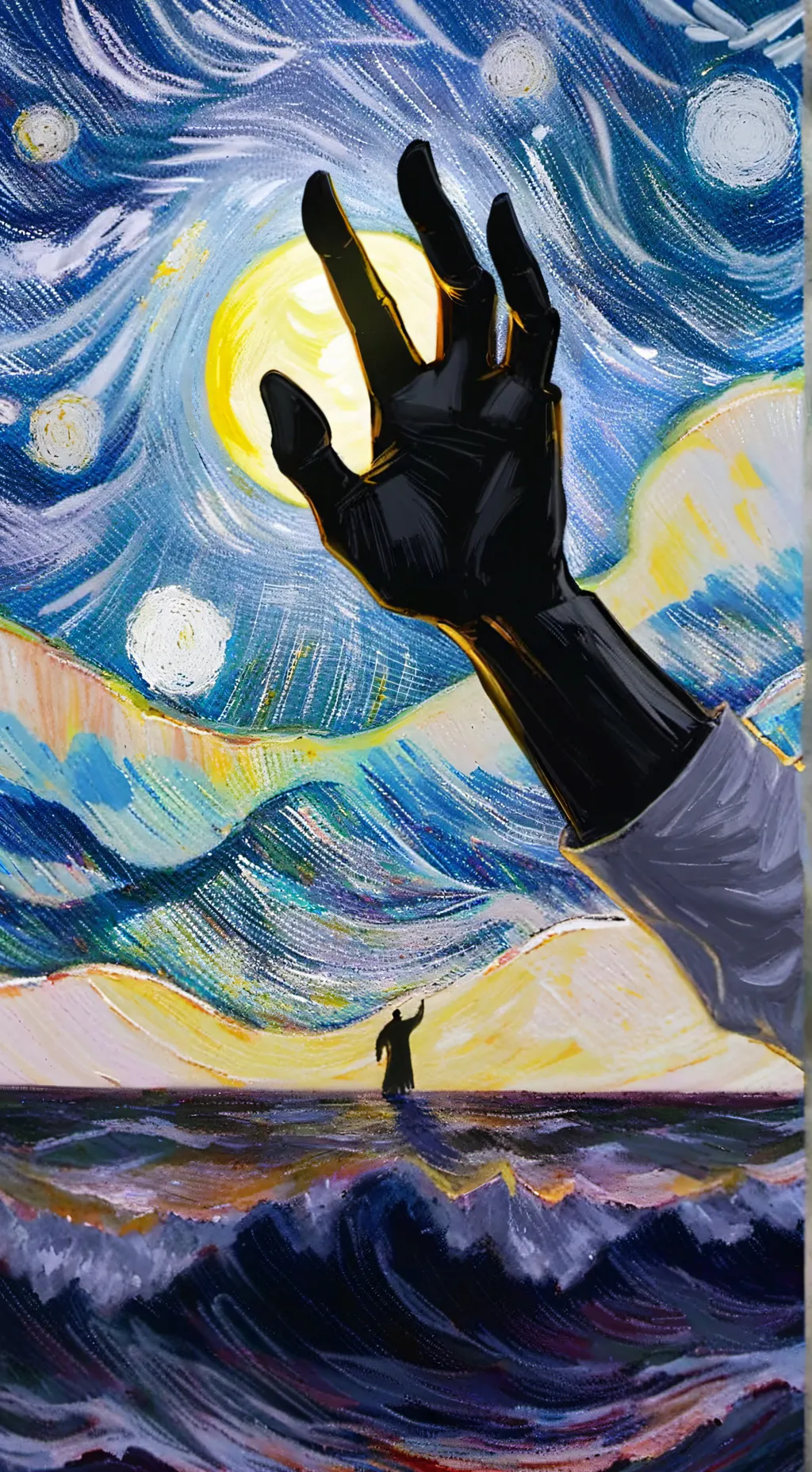 ai character: Hand of Heaven  background