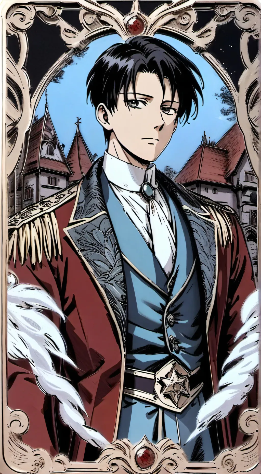 ai character: леви background